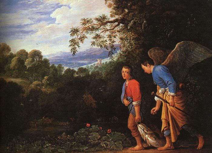 Adam Elsheimer Copy after the lost large Tobias and the Angel Spain oil painting art